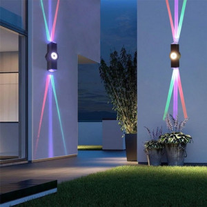 Архитектурная подсветка  08231-9.2-003U LED2W+2*3W RGB BK