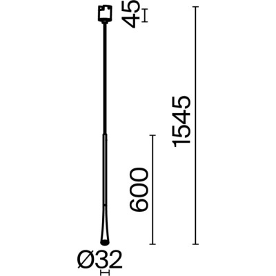 Трековый светильник Waist TR168-1-7W3K-M-BS