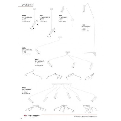 Бра Eye Super White 6487